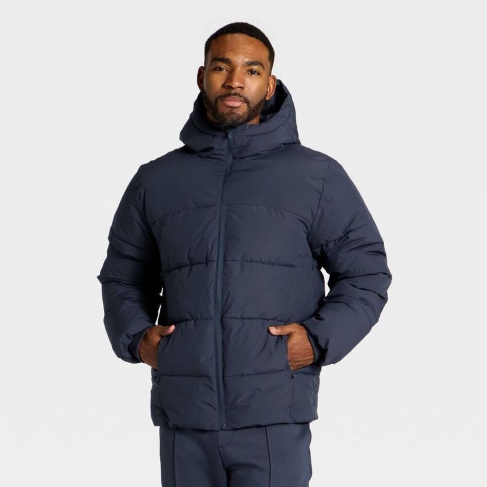 Men's Heavy Puffer Jacket - All In Motion Dark Blue M